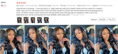 Body Wave 13x4 13x6 Lace Front Wig Human Hair PrePlucked Brazilian Human Hair HD Transparent Lace Frontal Wigs For Women Bling
